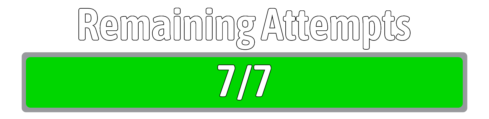 Attempts Remaining